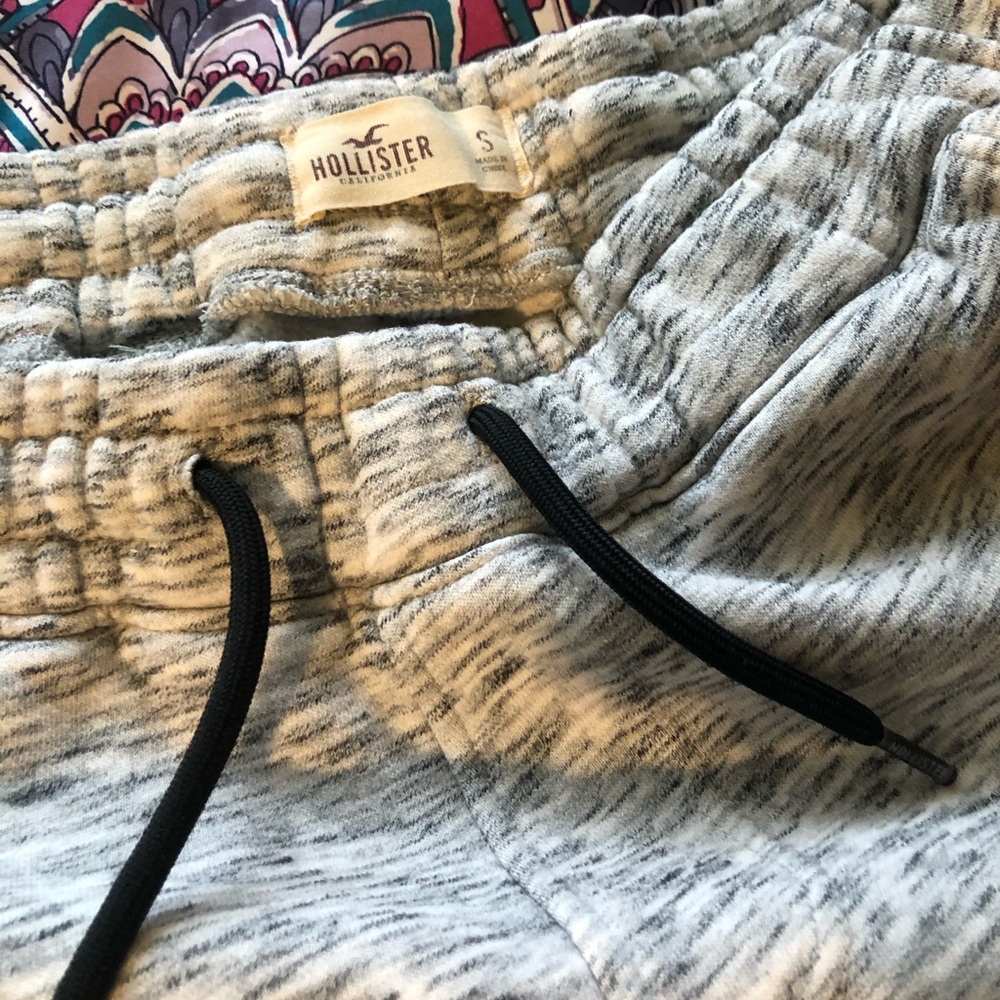 Gray sweatpants